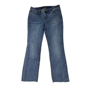 NYDJ Jeans Women's 10P Marilyn Straight Raw Hem